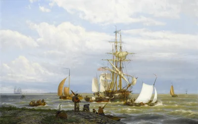 Un estuaire animé